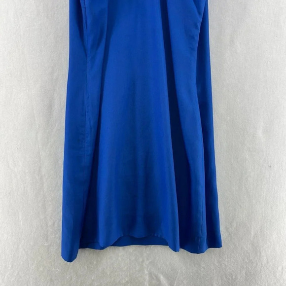 J.Crew Tank Top Women's 0 Royal Blue V Neck Racerback Adjustable Spaghetti Strap - Picture 8 of 10